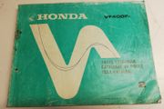 Honda VF400 F parts catalogue