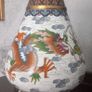 Large Chinese cloisonne vase. Image 3