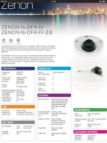 PRICE DROP !!! ZENON 4MegaPixel Intelligent Compact Network CCTV Camera