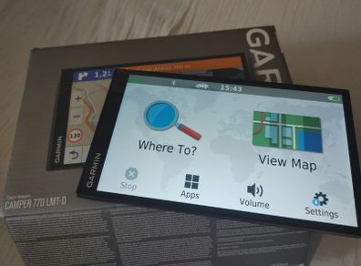 Garmin camper 770 LMT-D, camping navigation