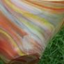 Vintage Hand Blown Glass Fluted Bowl, Dirwood Glass 10,4" x 9,3" H 5,3" Image 2