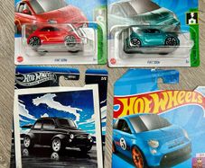 hot wheels Fiat 500 X 4
