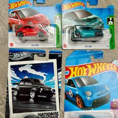 hot wheels Fiat 500 X 4