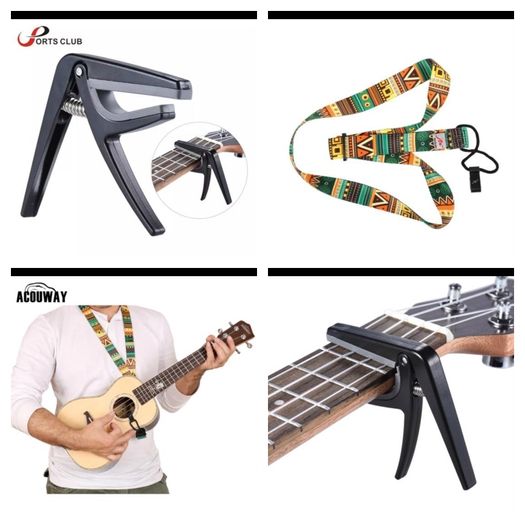 Ukulele Capo plus Strap