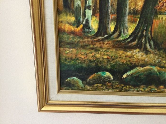 Art - Vintage Oil on Canvas,  ( J. Smyth)