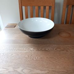 Denby Black/Off White 11.5" Bowl.