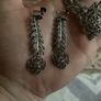 marcasite silver necklace and earrings Image 2
