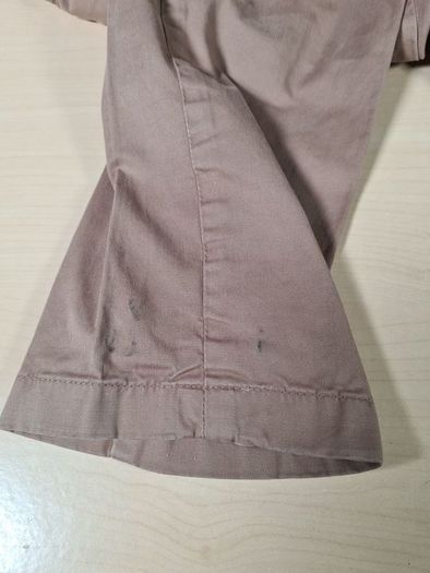 Mens Calvin Klein brown chinos Size W 32 L 32 zip fly A