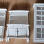 Dolls house kitchen white Image 2