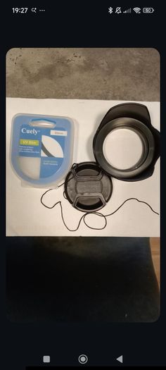 Camera lens Set 55mm hood, UV filter, Lens cap