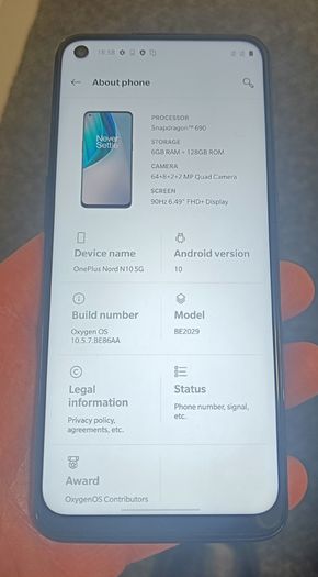 OnePlus N10 5g