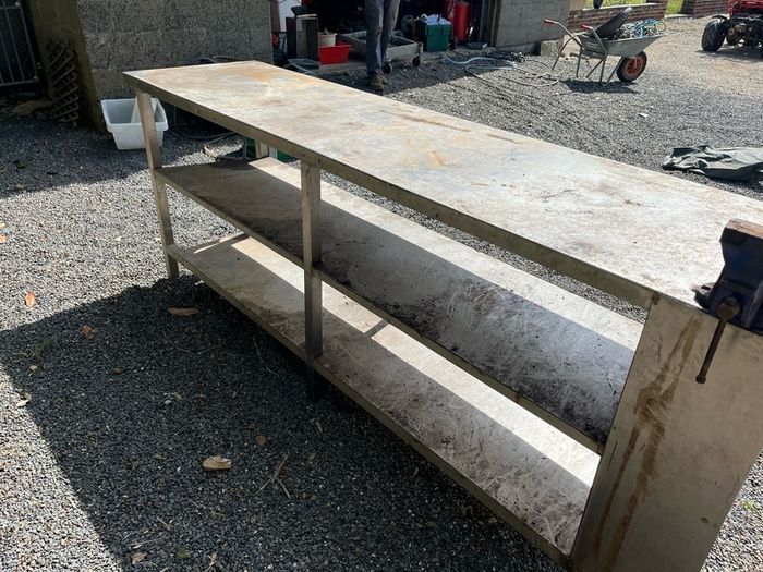 stainless steel  work bench