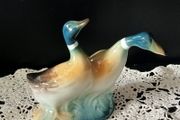 Mallard Ducks Porcelain Figurine Made in Spain