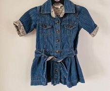 Girls denim dress