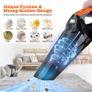 6500pA Handheld Vacuum Cleaner, Cordless Handheld Vacuum with Rechargeable 2500mAh Battery for Home and Car Image 9