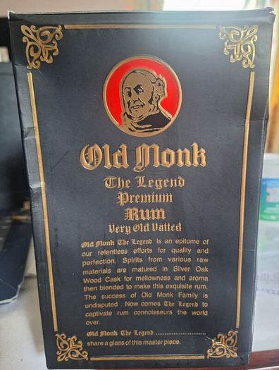 Rare Old Monk Rum Premium Bottle