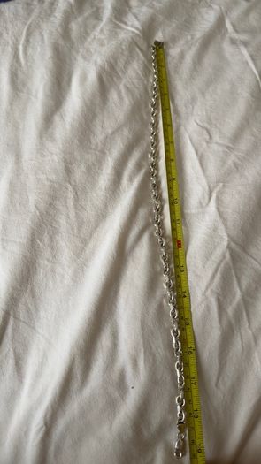 Men's silver chain