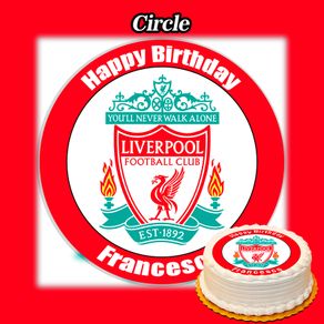 Edible Liverpool Cake Topper