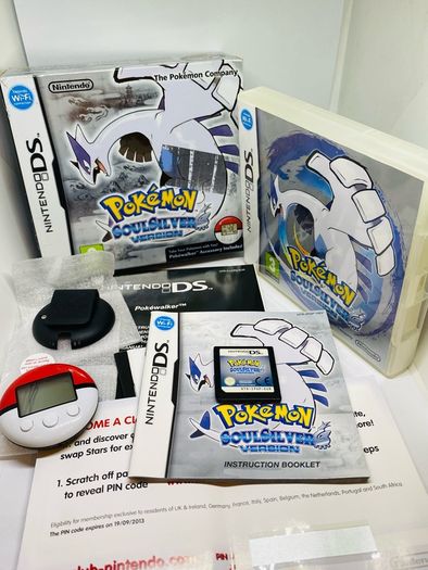 Pokemon Soul Silver Version with Pokewalker