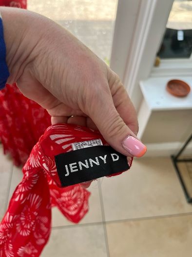 Jenny D Red Dress