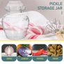 Brand New 2.5-liter fermentation jar with lid, wide mouth and water seal. Image 4