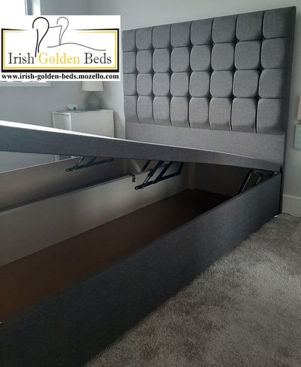 ottoman lift up bed frame and headboard