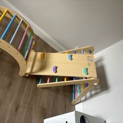 kids climbing frame and slide