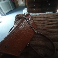 Zara mini croc bag