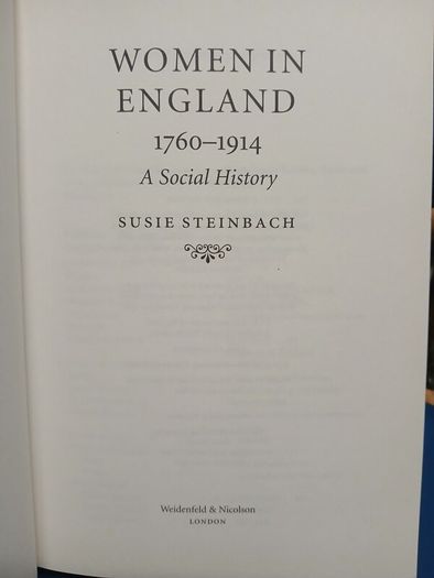 Women in England, 1760-1914