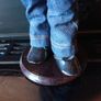 D S Nicholass Vintage Lady Motor Biker Teddy Bear  very rare. Image 4