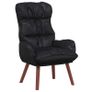 Armchair Black  Artificial Leather Image 2