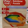 Playtive Wooden Rainbow Puzzle New In Box Image 5