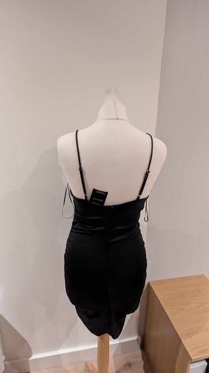 Bershka mini dress black