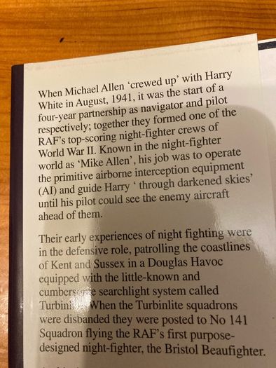 War book:'Pursuit Through Darkened Skies'