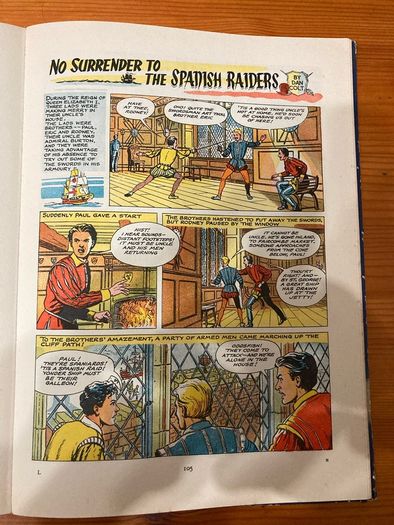Comic: 'LION' annual 1957