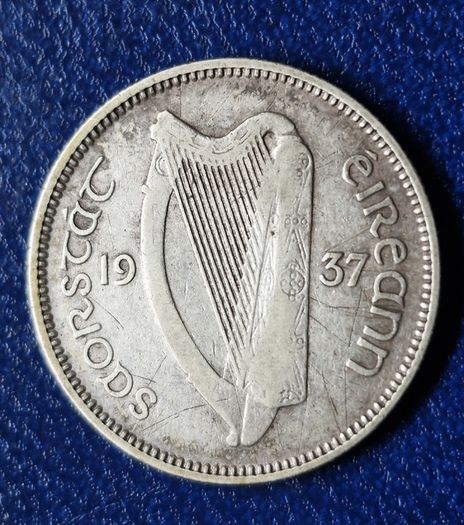 Ireland 1937 Shilling Silver