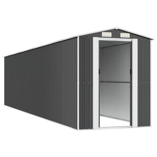 Garden Shed Anthracite 192x1021x223 cm Galvanised Steel