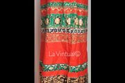 Orange and Green Vintage Maxi Skirt