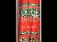 main image for ad Orange and Green Vintage Maxi Skirt