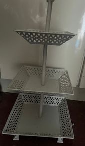 Large 3 Tier Metal Cake Stand