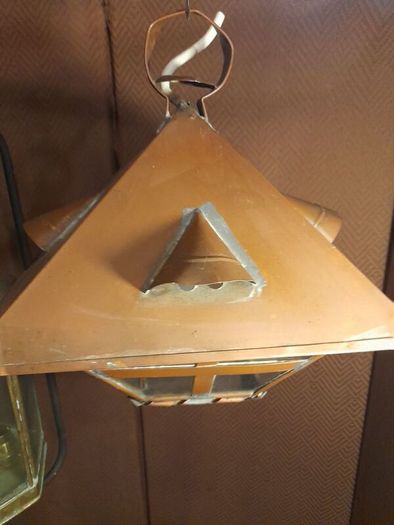 Handmade Copper Hall Lantern