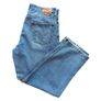 Vintage Levis 550 Relaxed Fit Jeans in a classic light blue wash. Image 5