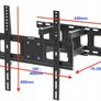 Tv Wall Mount Bracket Tilt Swivel Motion 23-60" Image 2