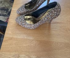 leapord Skin high heels