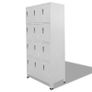 Locker Cabinet with 12 Compartments 90x45x180 cm Image 4