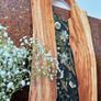 Handmade Wooden & Epoxy Resin Charcuterie Board with Real Pressed Flowers Image 4
