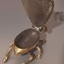Vintage Mid Century Modern Solid Brass Fly Ashtray 1950s/60s Image 5