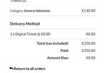 Amgen Irish Golf Open 2xSat 2xSun General admission