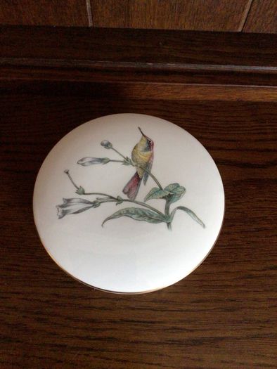 Wedgwood Hummingbird China Trinket Jewellery dish