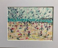 Mothers Day Offer Original Art Seascape Figurative Beachscape